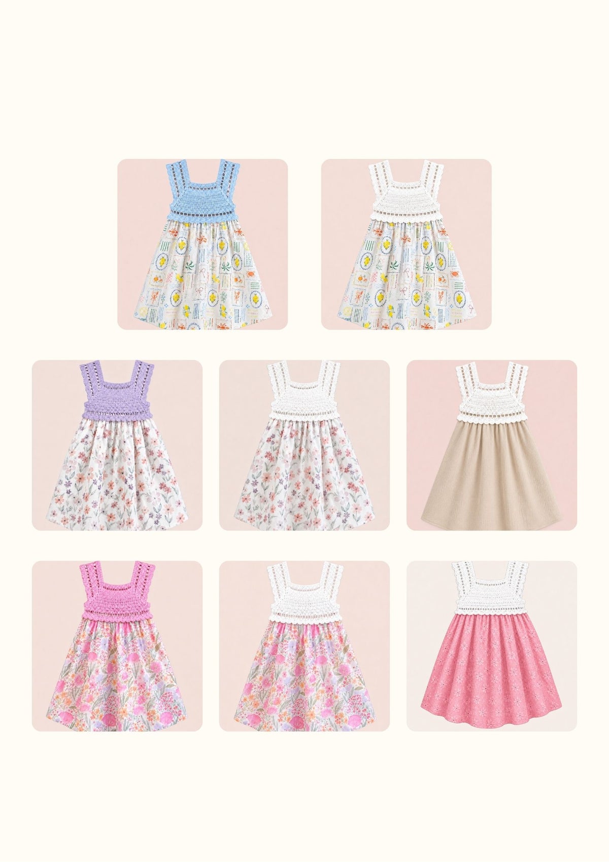 Robe crochet modèle Luna