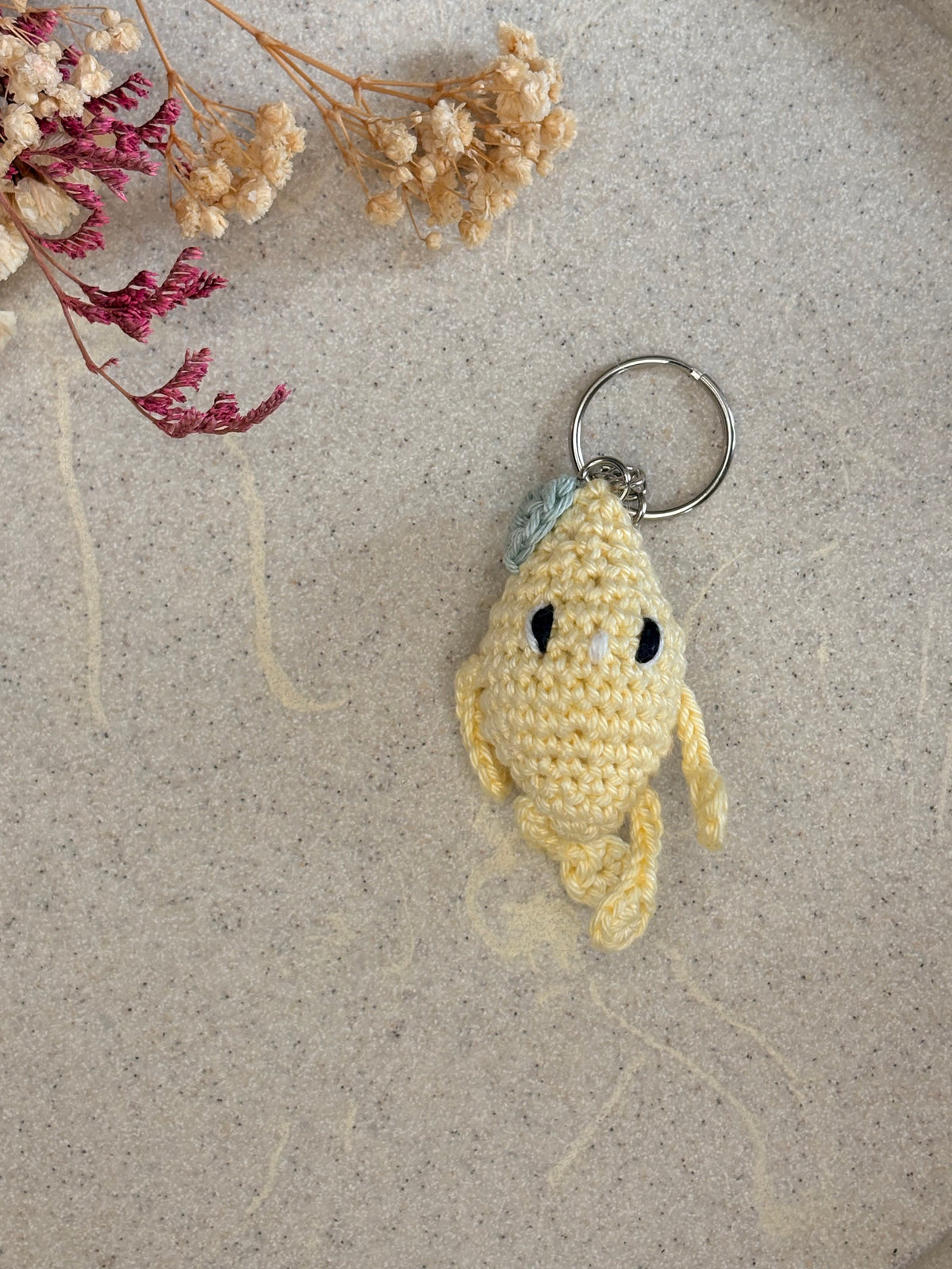 Porte clé citron