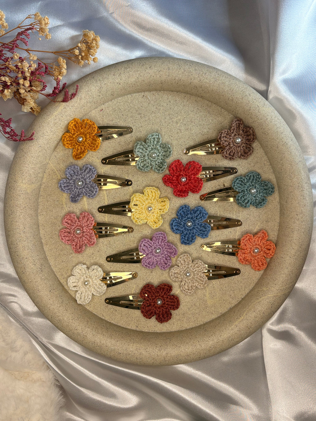 Barrette fleuris