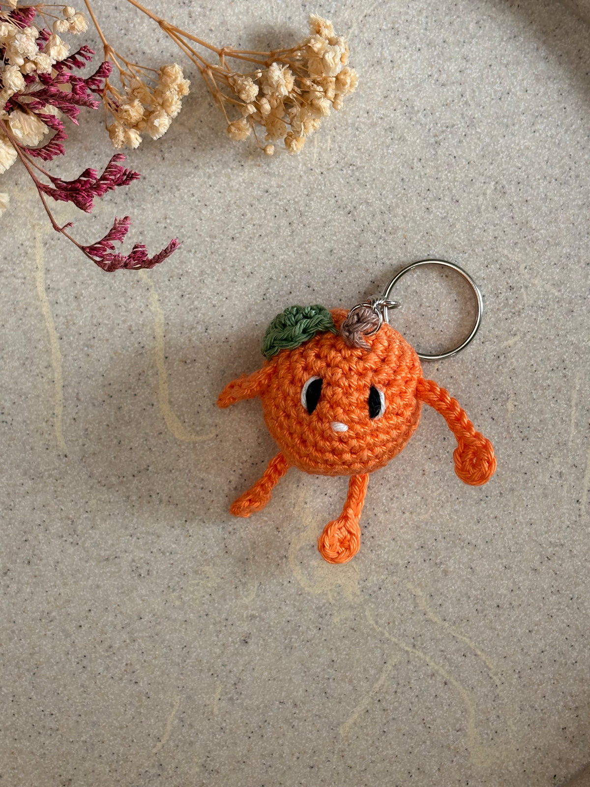 Porte clé orange