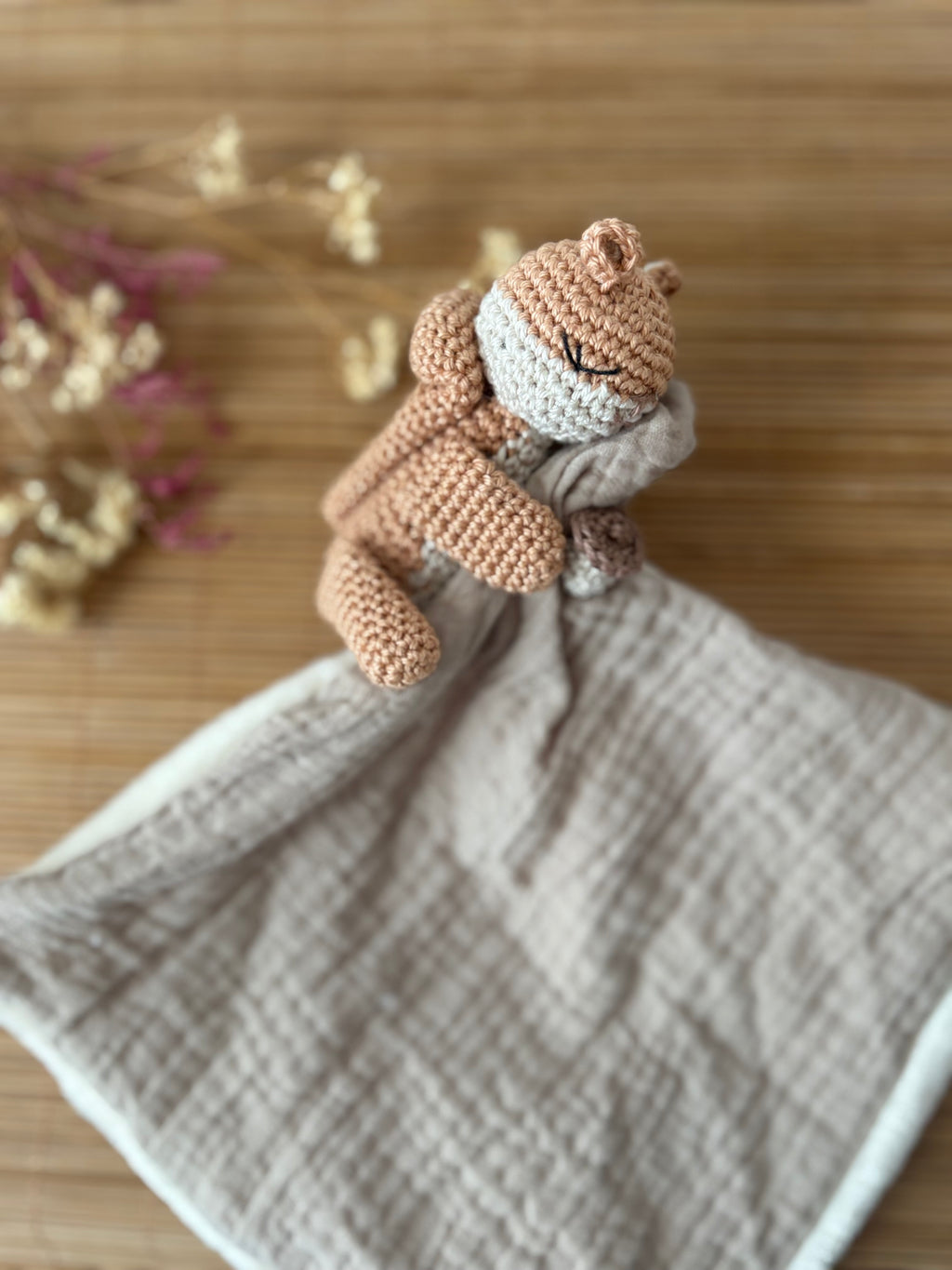 Doudou écureuil crochet
