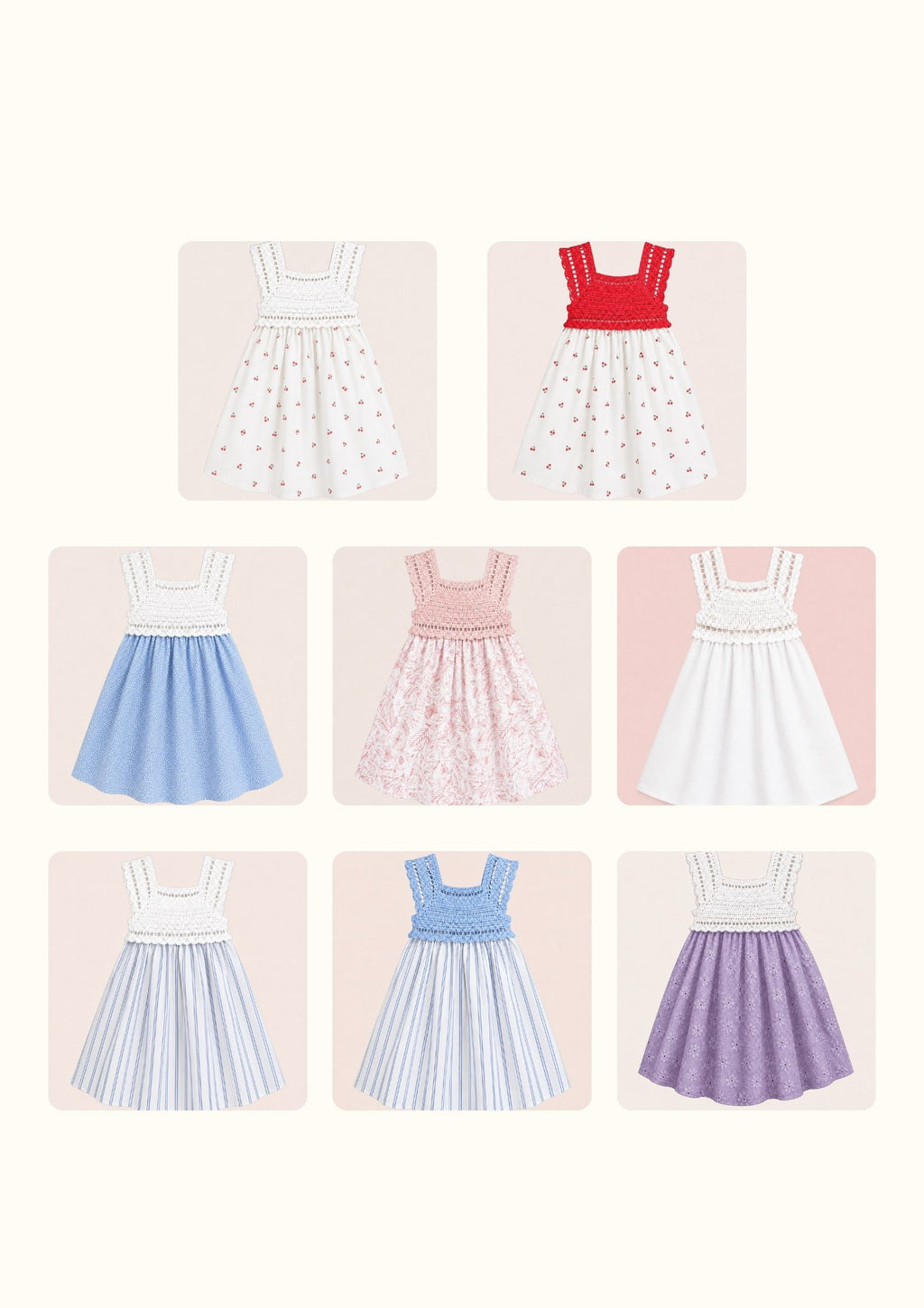Robe crochet modèle Luna